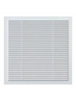 Решетка вентиляционная пластик, 280х280 мм, с сеткой, ERA