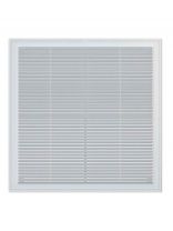 Решетка вентиляционная пластик, разъемная, 400х400 мм, с сеткой, ERA