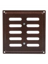 Решетка вентиляционная металл, регулируемая, 150х150 мм, медь, Event, 150х150ВРР