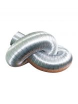 Воздуховод вентиляционый алюминий, диаметр 125 мм, круглый, гофрированный, 1.5 м, Event