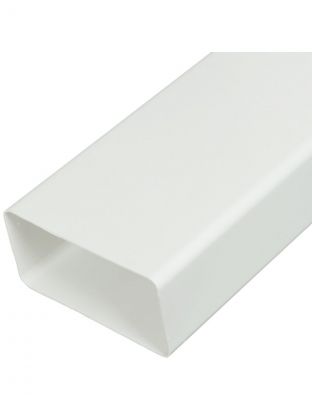 Воздуховод вентиляционый пластик, плоский, 55х110 мм, 1 м, Event, 55110 В1