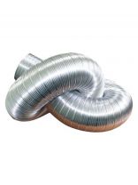 Воздуховод вентиляционый алюминий, диаметр 80 мм, круглый, гофрированный, 3 м, Event