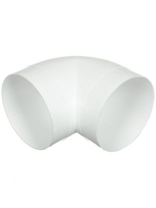 Уголок вентиляционный пластик, установочный диаметр 125 мм, 90 °, Event, 125ККП