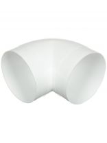 Уголок вентиляционный пластик, установочный диаметр 125 мм, 90 °, Event, 125ККП