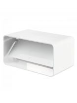 Соединитель вентиляционный пластик, 55х110 мм, обратный клапан, Viento, В511СППК PLUS