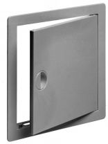 Лючок вентиляционный пластик, 150х200 мм, с ручкой, серый, Viento, ДР1520