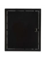 Люк-дверца ревизионная пластик, 250х300 мм, черный, Viento