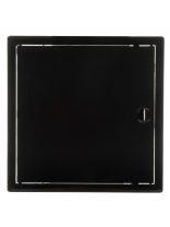 Люк-дверца ревизионная пластик, 200х200 мм, черный, Viento