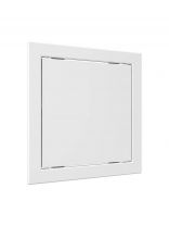 Люк ревизионный пластик, 218х218 мм, нажимной, 196х196, фланец, Auramax, Эра, AD