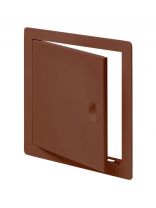 Люк-дверца ревизионная пластик, 100х100 мм, коричневый, Viento