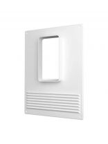 Площадка торцевая пластик, с решеткой, 205х240 фланец 55х110 вертикальная, Viento, 511ПВР