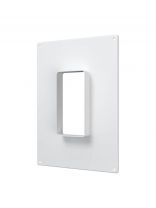 Площадка торцевая пластик, 205х240 фланец 55х110 вертикальная, Viento, 511ПВ