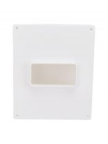 Площадка торцевая пластик, 205х240 фланец 55х110 горизонтальная, Viento, 511ПГ