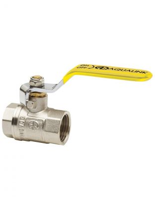 Кран для газа г-г, 3/4", ручка, AquaLink