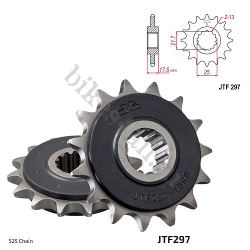 Звезда ведущая JTF297.15RB Honda CB-1, CB400, CBR400, RVF400, VFR400, CB500