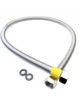 Подводка для газа 1/2''х0.5 м, г-г, сильфон ПВХ, Tuboflex