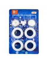 Комплект монтажный для радиатора, 3/4", 7 предметов, без кронштейна, STI, 00000004354