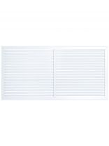 Экран для радиатора, ПВХ, 1200х600 мм, серый, Viento