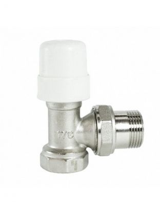 Термостатический клапан латунь, 3/4", угловой, STI