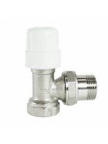 Термостатический клапан латунь, 3/4", угловой, STI