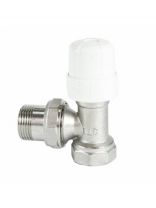 Термостатический клапан латунь, 1/2", угловой, STI