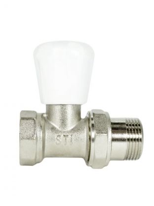 Клапан регулирующий латунь, 1/2", прямой, STI