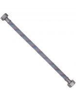 Подводка для воды 1/2"х0.4 м, г-г, латунь, полимер, AquaLine