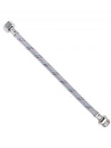 Подводка для воды 1/2"х0.4 м, г-ш, латунь, полимер, AquaLine