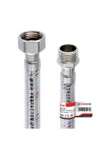 Подводка для воды 1/2"х2 м, г-ш, сталь, полимер, ProFactor