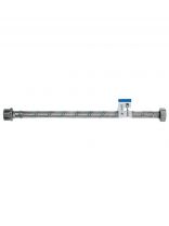 Подводка для воды 1/2"х2 м, г-ш, сталь, AquaLine