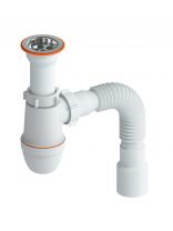 Сифон для мойки, литой, РМС, СУ-01