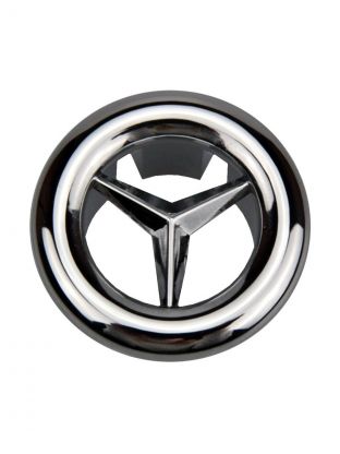 Втулка для перелива раковины, пластик, звезда, хром, MasterProf, ИС.131543