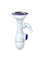 Сифон для мойки, 3" 1/2, 40, полипропилен, Unicorn, В432VP