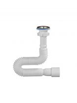 Сифон для мойки, 850 мм, 1" 1/4х40/50, полипропилен, с выпуском, Orio, А-3018