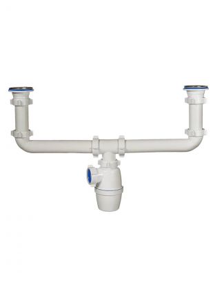 Сифон для мойки, 1" 1/2х40, полипропилен, Orio, А-4009