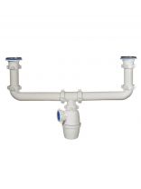 Сифон для мойки, 1" 1/2х40, полипропилен, Orio, А-4009