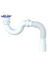 Сифон для душевого поддона, 40х40/50, полипропилен, Unicorn, G32