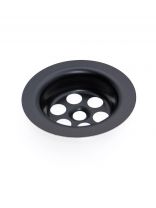 Решетка для выпуска сифона нержавеющая сталь, 63 мм, черная, Orio, РК-17-Ч