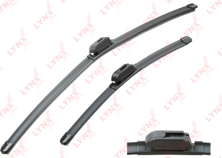 Комплект бескаркасных щеток стеклоочистителя LYNXauto Flat XF6540H