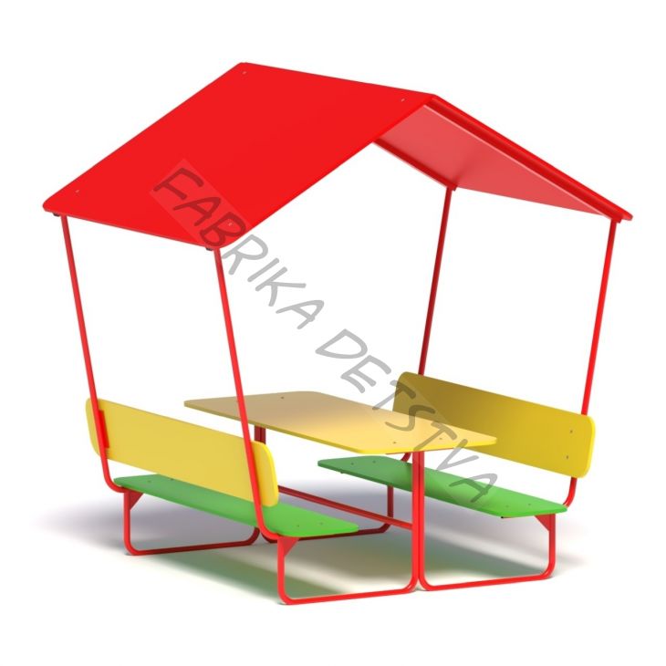 Столик с навесом тип 6