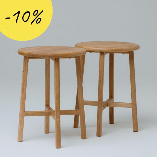 Табурет круглый, комплект 2 шт