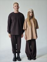 Футболка оверсайз карамель