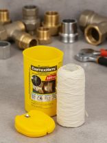 Нить сантехническая 160 м, полиамид, СантехКреп, 2.1.4.