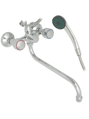 Смеситель для ванны, Frud, с кран-буксой, хром, R22109