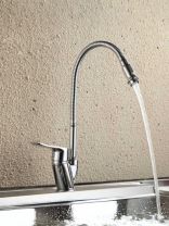 Смеситель для кухни, Frud, гибкий излив, с картриджем, хром, R43101
