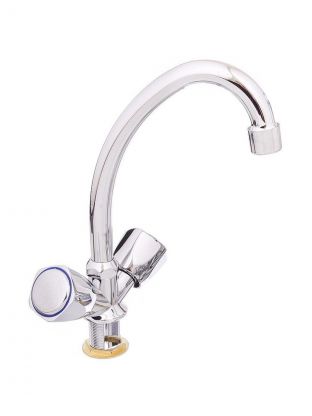 Смеситель для кухни, Frap, с кран-буксой, хром, F4009-2