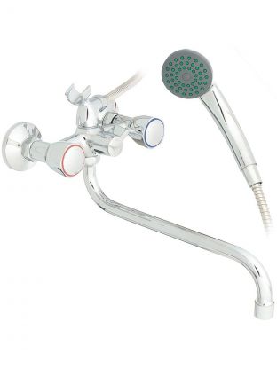 Смеситель для ванны, Frap, с кран-буксой, хром, F2209-2