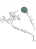 Смеситель для ванны, Frap, с кран-буксой, хром, F2209-2