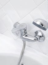 Смеситель для душа, РМС, с картриджем, хром, SL86-003