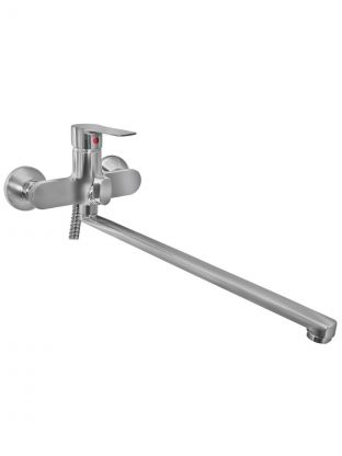 Смеситель для ванны, Juguni, с картриджем, хром, 0402.188